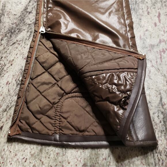 Penny's vintage snow pants brown British Crown‎ Colony of Hong Kong label LG - Picture 10 of 15